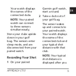 Preview for 11 page of Garmin APPROACH CT10 Quick Start Manual