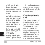 Preview for 116 page of Garmin APPROACH CT10 Quick Start Manual