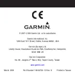 Preview for 46 page of Garmin Approach G5 - GPS-Enabled Golf Handheld Important Safety And Product Information