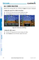 Preview for 192 page of Garmin Approach G5 - GPS-Enabled Golf Handheld Install Manual & Pilot'S Manual