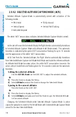 Preview for 212 page of Garmin Approach G5 - GPS-Enabled Golf Handheld Install Manual & Pilot'S Manual