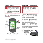 Preview for 3 page of Garmin Approach G5 - GPS-Enabled Golf Handheld Owner'S Manual