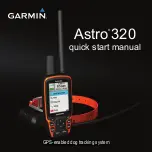 Garmin Astro 320 Quick Start Manual preview