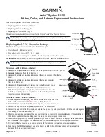 Garmin Astro Replacement Instructions preview