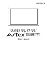 Garmin Avtex TOURER TWO Owner'S Manual preview