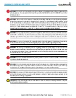 Preview for 8 page of Garmin Cessna Caravan G1000 Pilot'S Manual