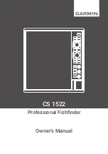 Garmin CS 1522 Owner'S Manual preview
