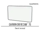 Preview for 1 page of Garmin DRIVECAM 76 Owner'S Manual