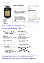 Preview for 2 page of Garmin E Trex 30 Manual