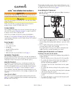 Garmin echo 550c Installation Instructions Manual preview