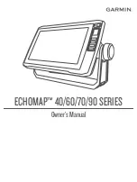 Preview for 1 page of Garmin ECHOMAP 60 Series Owner'S Manual