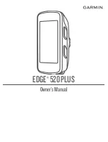 Garmin EDGE 520 PLUS Owner'S Manual preview