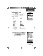 Preview for 31 page of Garmin Etrex Legend - GPS Receiver Owner'S Manual