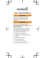 Preview for 2 page of Garmin fenix Quick Start Manual