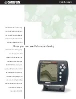 Preview for 1 page of Garmin Fishfinder 100 Specifications