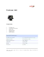 Preview for 1 page of Garmin Fishfinder 160C Specification