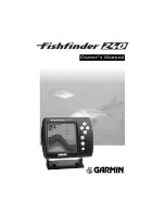 Garmin Fishfinder 240 Blue Owner'S Manual preview