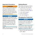 Preview for 2 page of Garmin Forerunner 210 Quick Start Manual