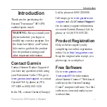 Preview for 3 page of Garmin Forerunner 405 Owner'S Manual