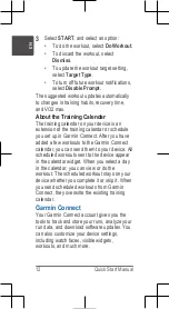 Preview for 12 page of Garmin FORERUNNER 55 Quick Start Manual