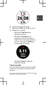 Preview for 19 page of Garmin FORERUNNER 55 Quick Start Manual