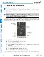 Preview for 140 page of Garmin G1000 Diamond DA42NG Pilot'S Manual