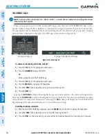 Preview for 544 page of Garmin G1000 Diamond DA62 Pilot'S Manual