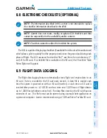 Preview for 319 page of Garmin G3X Touch Pilot'S Manual