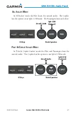 Preview for 16 page of Garmin GMA 350 Pilot'S Manual