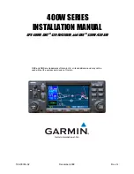 Garmin GNC 420AW Installation Manual preview