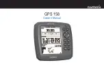 Garmin GPS 158 Owner'S Manual preview