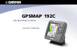 Garmin GPSMAP 192C Owner'S Manual preview