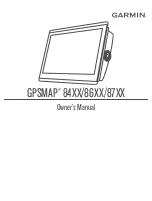 Garmin GPSMAP 86 Series Owner'S Manual preview
