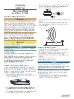 Preview for 1 page of Garmin GXM 54 Installation Instructions