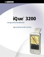 Garmin iQue 3200 Operating Instructions Manual preview