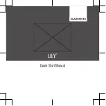 Preview for 1 page of Garmin LILY Quick Start Manual