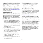 Preview for 2 page of Garmin nuvi 1690 Safety And Warranty Manual