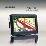 Garmin Nuvi 785T - Hiking GPS Receiver Quick Start Manual preview