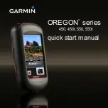 Garmin Oregon 450 Quick Start Manual preview