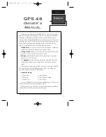 Preview for 3 page of Garmin Personal Navigator GPS 48 Owner'S  Manual  & Reference