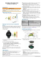 Preview for 18 page of Garmin RUNNING DYNAMICS POD Installation Instructions Manual