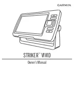 Garmin STRIKER VIVID Owner'S Manual preview