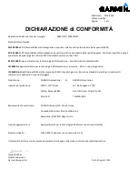 Preview for 2 page of Garmin zumo 350LM Declaration De Conformite