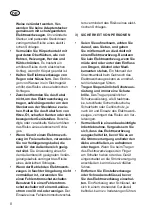 Preview for 8 page of Gartenteile AAS 1080 Translation Of The Original Instructions For Use