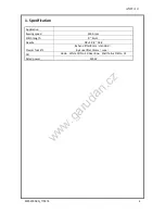 Preview for 4 page of Garudan GF-1107-147 MH User'S Manual And Spare Parts Book