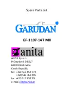 Preview for 31 page of Garudan GF-1107-147 MH User'S Manual And Spare Parts Book