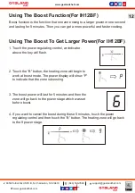 Preview for 13 page of GASLAND chef IH12BF Instructions For Installation And Use Manual