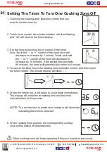 Preview for 22 page of GASLAND chef IH12BF Instructions For Installation And Use Manual