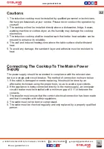 Preview for 33 page of GASLAND chef IH12BF Instructions For Installation And Use Manual