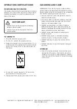 Preview for 7 page of Gasmate GM135-019 Manual